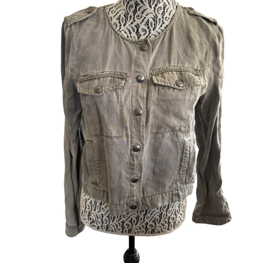 Women's Lucky Brand Khaki Utility Jacket
